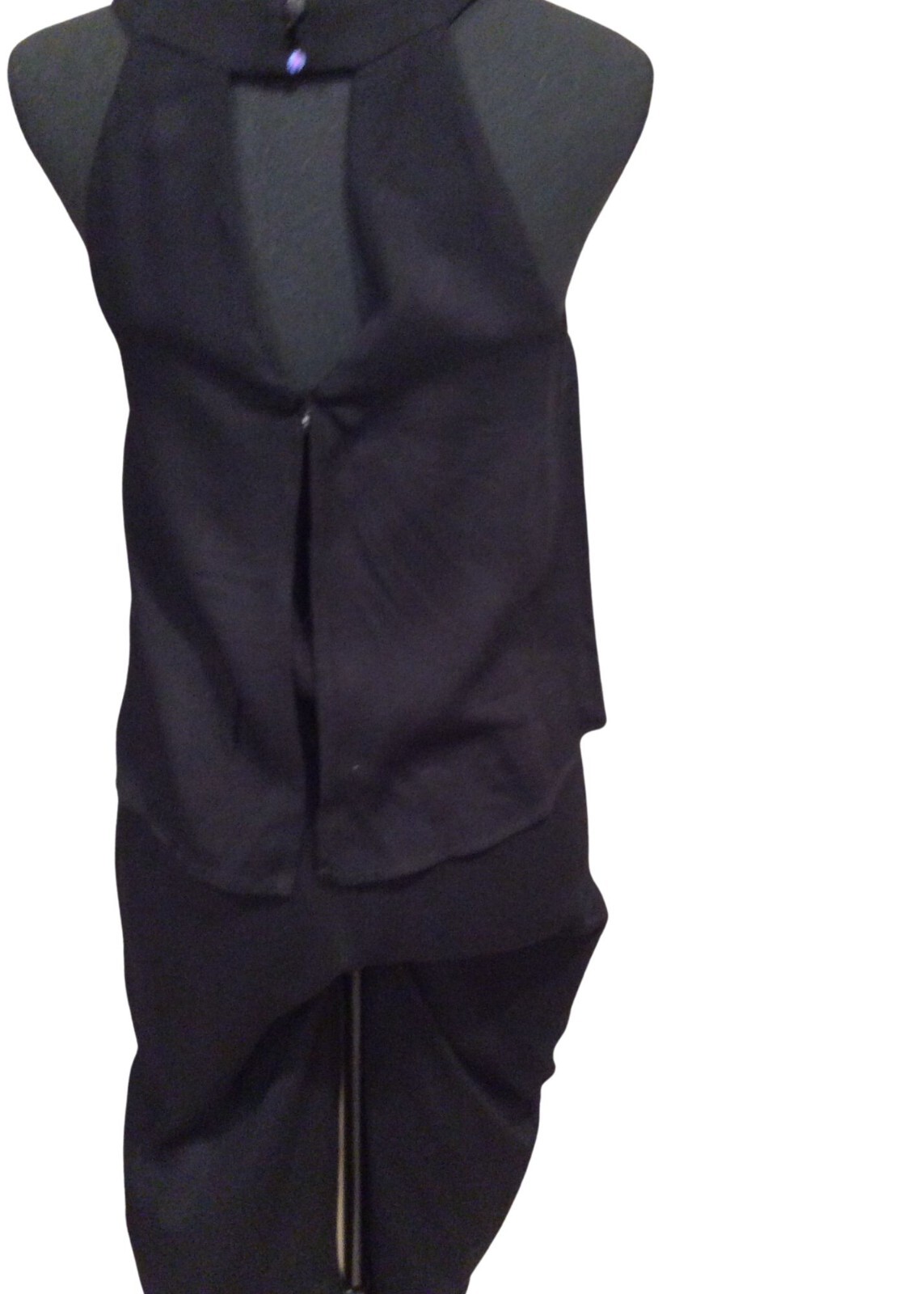 Ella Moss Women's Black One Piece XS Pant Suit Sleeveless Elastic Waist