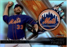 2016 Topps Finest Franchise Finest Refractors SP #FFMH Matt Harvey New York Mets
