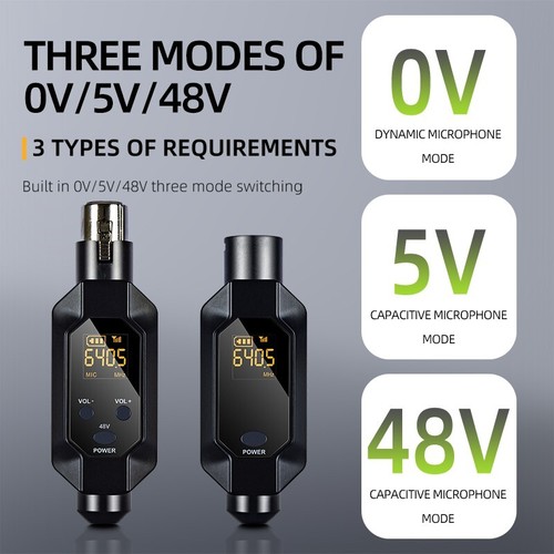 Kabelloser XLR-Konverter f??r dynamische Mikrofone mit Akku - Bild 5 von 25
