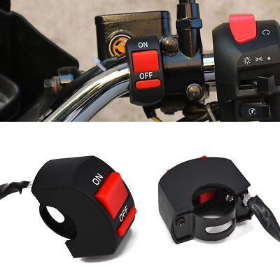Universal Motorcycle Handle Bar Control Light On Off Switch Indicator ...