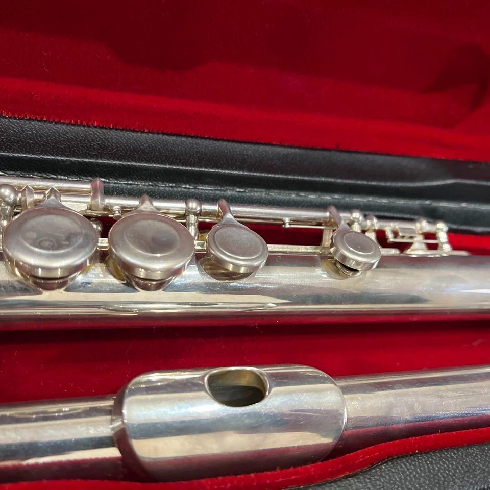 Modelo de flauta PEARL PF 501 plateada instrumentos musicales Foto 4 de 4