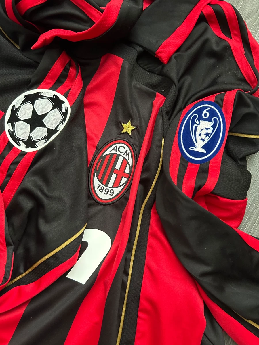 2006/07 AC Milan Kaka 22 Home Long Sleeve – NewJerseysPlug