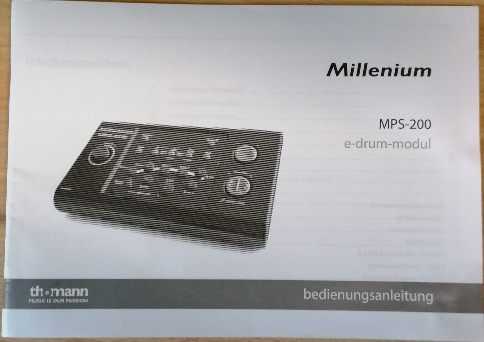 EDrum Set, Millenium MPS 200 gebraucht, Thomann, Schlagzeug, Drum