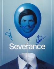 ADAM SCOTT BRITT LOWER signed autograph 20x25cm SEVERANCE in person autograph