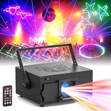 3D Animation Effect RGB Full Color Laser Stage Lighting DJ Party Club Lights