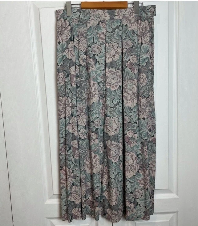 Maxi Falda Floral Años 90 KORET Talla 14P Foto 3 de 4