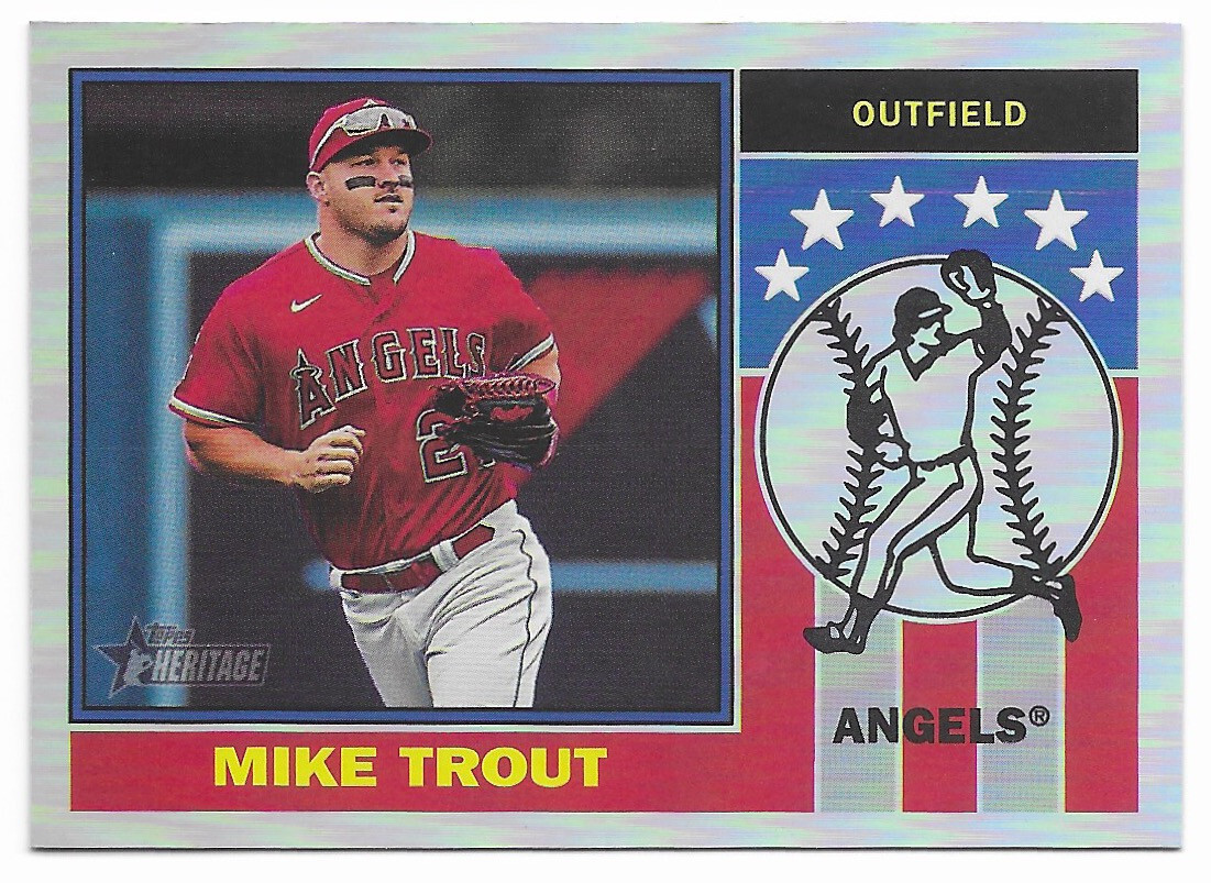 マイク トラウト Topps Heritage Image Variation Mike Trout [Error Variation] #5 Prices | 2023 Topps Heritage