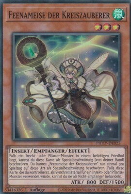 Feenameise der Kreiszauberer PHHY-DE025 Super Rare Photon Hypernova Yugioh