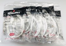Intellinet Cat6 Patch Cable U/UTP 3ft White 341943 Lot of 6 