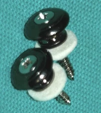 Ibanez Electric Guitar Original Black Strap Buttons