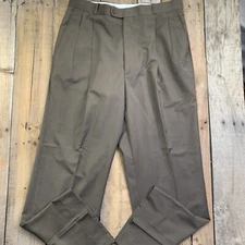 Giorgio De Paoli Venice Brown Dress Pants Mens Size 36x29