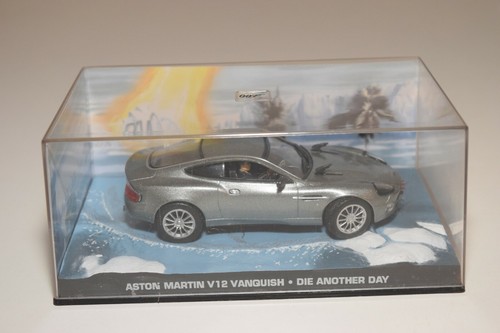 Aston Martin V12 Vanquish De James Bond (Die Another Day) - Modèle Réduit 1/43 En Métal