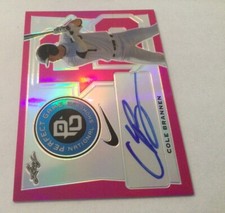 Cole Brannen 2016 Leaf Perfect Game Pink Refractor Autograph #/10