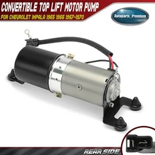 Rear Convertible Top Lift Motor Pump for Chevy Impala 1965 1966 1967 1968-1970