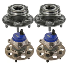 Moog Front & Rear Wheel Bearing and Hub Assemblies Kit For Lexus Toyota Camry
