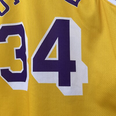 Vintage Shaquille O'Neal #34 Los Angeles Lakers Champion Jersey