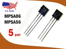 MPSA06 + MPSA56 (5 pair) TO-92 Transistor - Free & Fast shipping