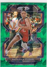 2022 PANINI WNBA PRIZM  SP  GREEN CRACKED ICE PRIZM #42 NATASHA CLOUD-MYSTICS