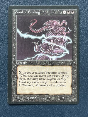 Word of Binding ~ Near Mint The Dark MTG Magic UltimateMTG Black Card