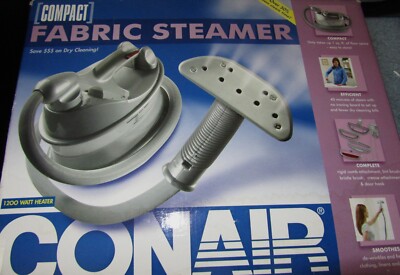 ***L@@K COMPACT CONAIR FABRIC STEAMER GREAT SHAPE 1200 WATT HEATER EFFICIENT****