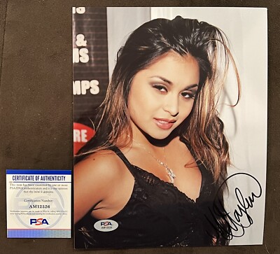 Michelle Maylene Adult STAR Hand SIGNED 8X10 PHOTO Autograph Sexy Model