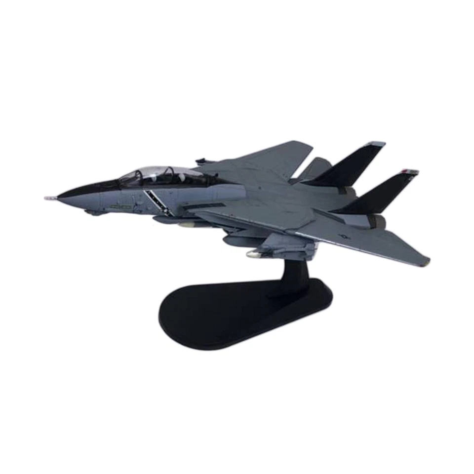 1/100 US F14-B Aereo Modello Aerei In Metallo Miniatura Per Soggiorno - Immagine 3 di 4