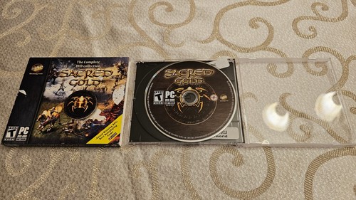Sacred Gold (PC, 2009) RARE Jewel Case version with Paper Sleeve!