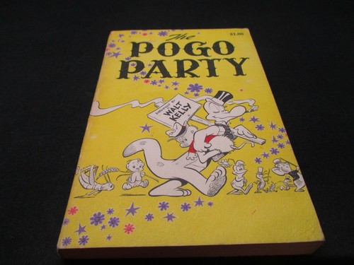 Libro de bolsillo Pogo Party Walt Kelly 1956 primera edición ¡Envío en caja! - Imagen 2 de 10