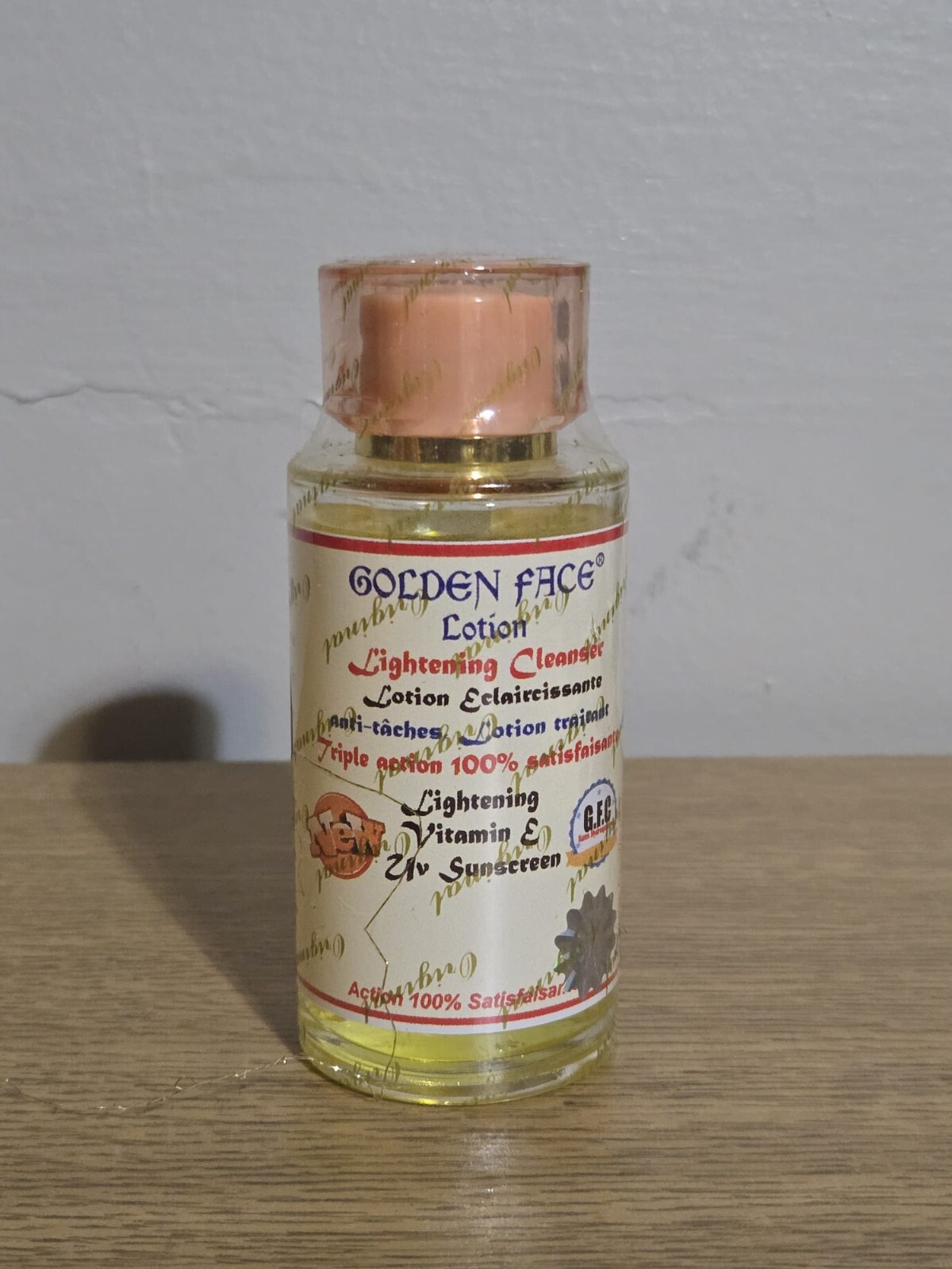 Golden face face cleanser And Face Soap With Vit.E 100ml New Bottle Evob Seal 