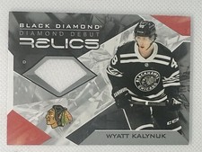 2021-22 Upper Deck Black Diamond Diamond Debut Relics Wyatt Kalynuk #DD-WK RC