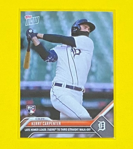 2023 Topps Now 141 Kerry Carpenter