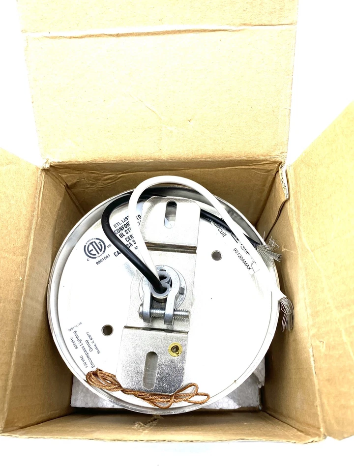 TECH LIGHTING 700TTP4C06S 4" T-TRAK ROUND POWER FEED 1-CIR CANOPY, SATIN NICKEL - Image 2 of 4