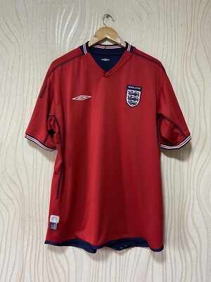 umbro England サッカーユニフォーム ENGLAND 2002 2004 AWAY FOOTBALL SHIRT SOCCER JERSEY UMBRO