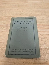 1916 Vintage Book: The Victory Of Peace By Wilfred Wellock
