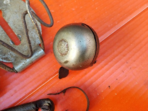 pedali bronzino portariviste maniglia saltafossi bici epoca - Foto 6 di 12