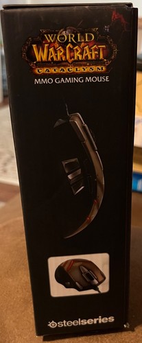 SteelSeries World of Warcraft Cataclysm MMO Gaming Mouse New In Box - Afbeelding 3 van 7