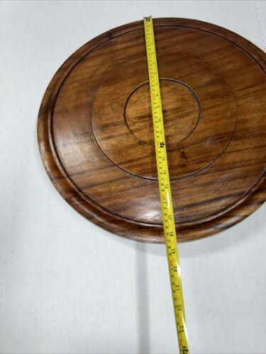 Vintage MCM Mid Century 1960 19”Diameter Lazy Susan Tray - Picture 2 of 4