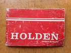 <!--F#f_0-->HOLDEN HQ SERIES GENUINE OWNERS MANUAL 2823053 - GENERAL MOTORS<!--F/-->