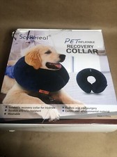 Protective Inflatable Collar for Dogs and Cats Soft Pet Recovery LARGE 13 -17.3