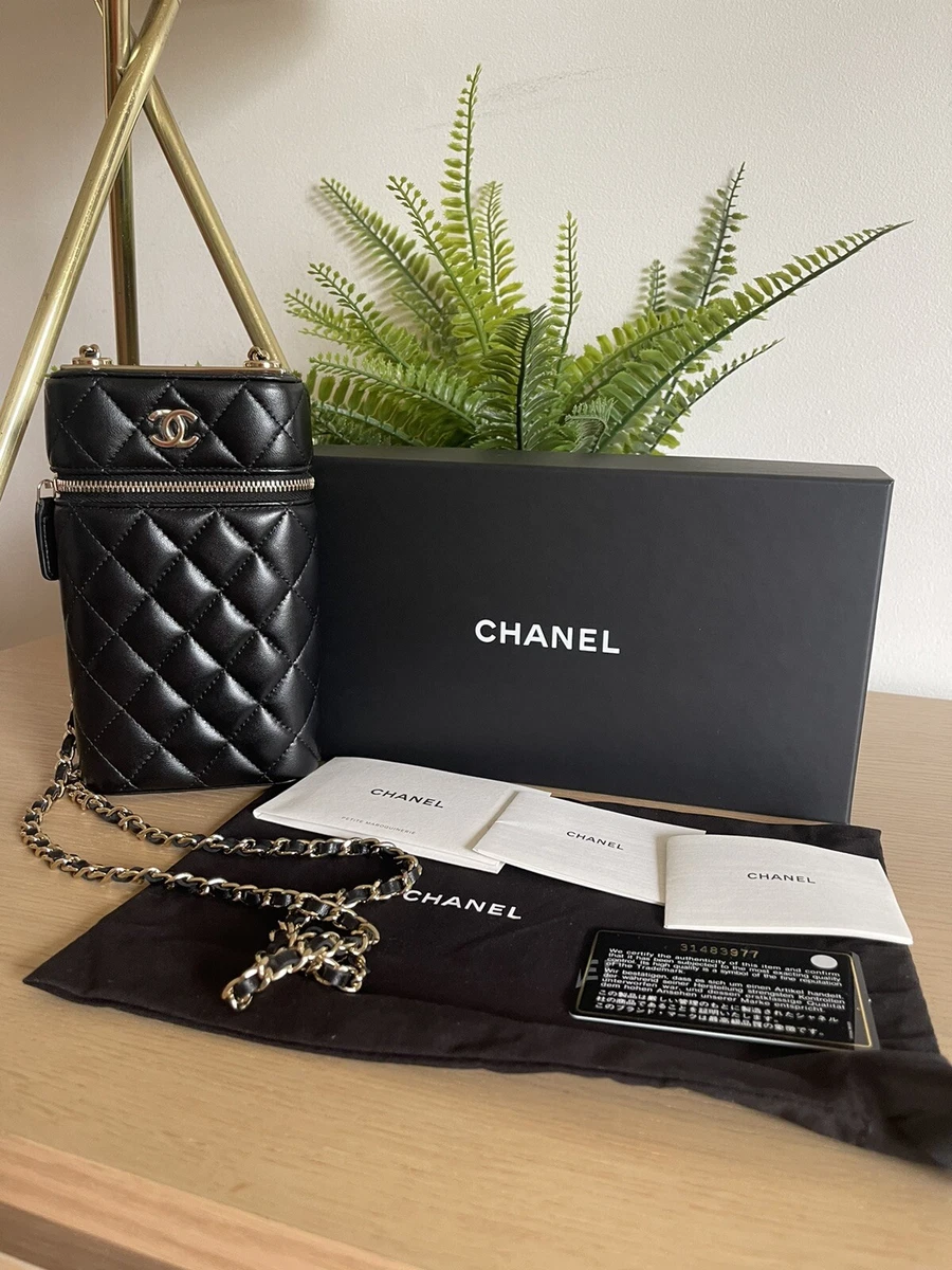 Chanel 21P Classic Vanity Phone Holder Crossbody With Chain