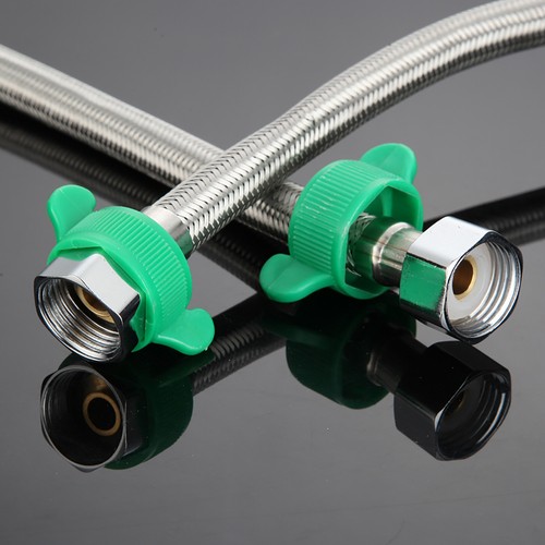 30cm/50cm -2M Flexible Stainless Steel Hose Pipe For Toilet/Sink/Tub Inlet Pipe - Picture 3 of 3