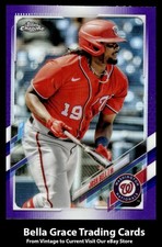 2021 Topps Chrome Update Josh Bell #USC3 Washington Nationals Purple Refractor
