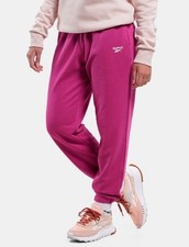 New Reebok Identity Fleece Jogger Pants Womens Pink SZ Large