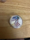 2000 Colorized American Silver Eagle coin 1 troy oz. .999 silver