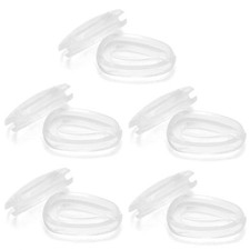 Lenslog Crystal Clear Replacement Nose Pieces For-Oakley C Wire 2011/Conquest