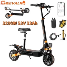 2025 Cheevalry S10 Electric Scooter 52V33Ah 3000W Foldable Off-road E-Scooter