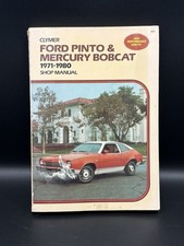 Ford Pinto Mercury Bobcat 1971-1980 Shop Manual By Clymer Rev. 1984 Printing