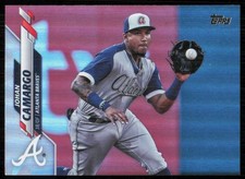 2020 Topps Series Two Rainbow Foil Johan Camargo Atlanta Braves #443