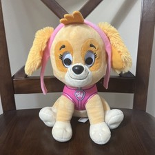 Skye Paw Patrol Plush Spin Master Stuffed Animal Dog Clear Plastic Eyes 9"