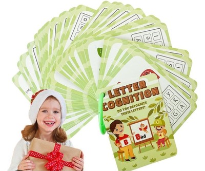 Lern-Lernkarten für Kinder. Buchstabenerkennung Lernkarten 30 Stück